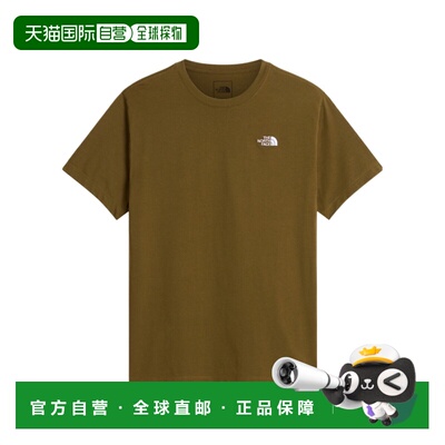 香港直邮THE NORTH FACE 男士T恤 NF0A8CZ22EK SS2026 棕色短袖