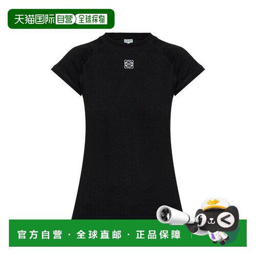 香港直邮LOEWE 女士T恤 S359Y22XA7BLACK1100 AW2026 黑色