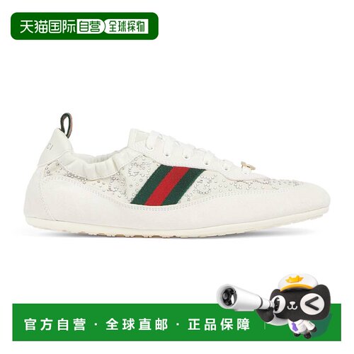 1h可退 香港直邮Gucci 古驰 女士 Shift系列GG水晶运动鞋 859221A