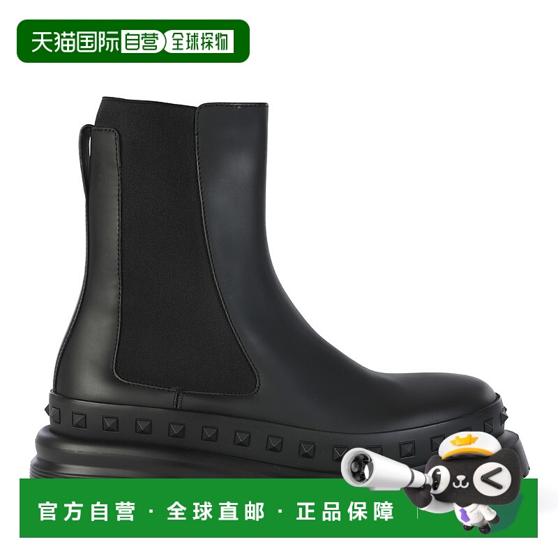 香港直邮Valentino 华伦天奴 男士 徽标短筒靴 3Y2S0H33GZZ短靴