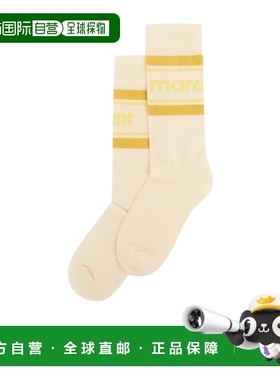 香港直邮Isabel Marant Donna 运动条纹针织袜子 CT003JHAD1K01J