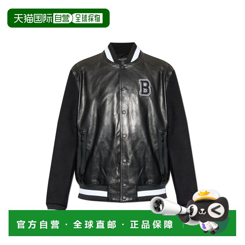 1h可退 香港直邮BALMAIN 男士夹克 FH1TF995MH22EAP AW2025 黑色