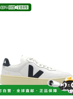 1h可退 香港直邮Veja 女士 V-90 O.T 白色皮质运动鞋 VD2003656AE