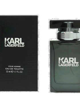 欧洲直邮lagerfeld卡尔拉格斐同名男士淡香水EDT50ml持久花正品
