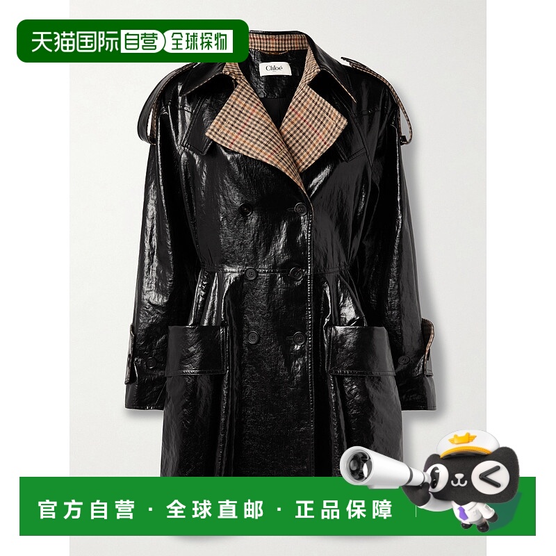 香港直邮Chloe 蔻依 女士 RIDING 双排扣短款大衣 CH25WMA52191