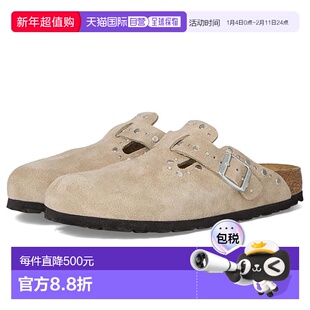 1h可退 香港直邮birkenstock 勃肯 女士 Boston Rivets 洞洞鞋