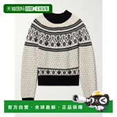 香港直邮KHAITE 9664646针织滑雪 嵌花羊绒混纺毛衣 女士 Guy