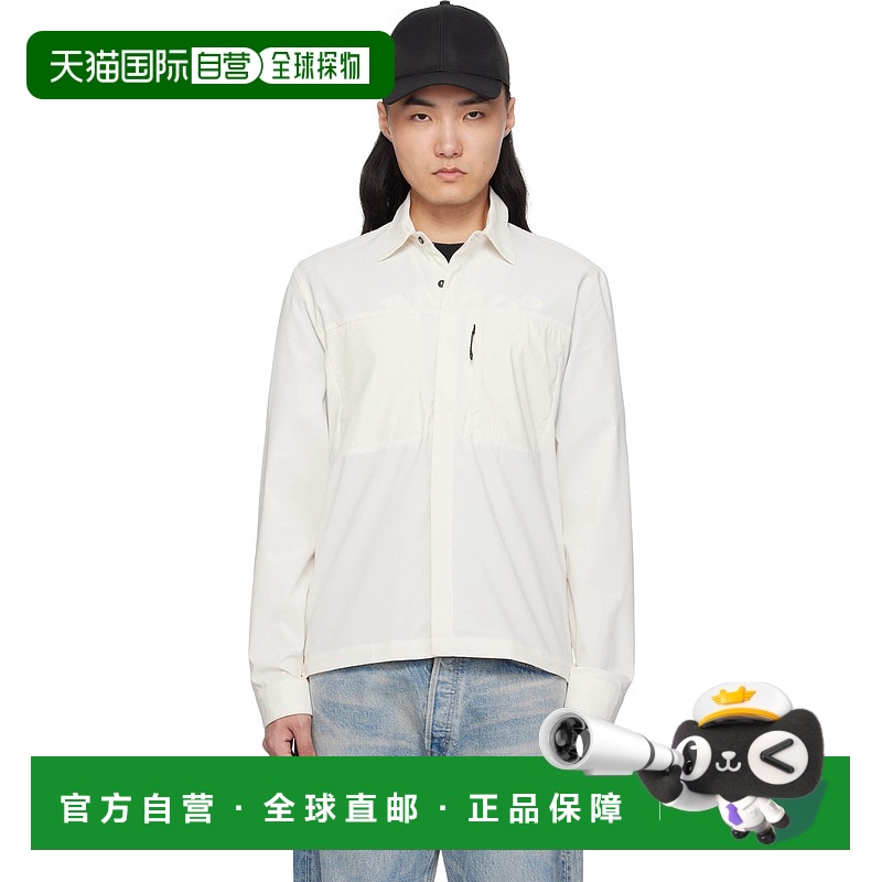 1小时内可退 香港直邮The North Face 北面 男士 白色 Long-Sleev