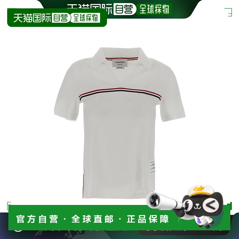 香港直邮Thom Browne 汤姆 布朗 女士 短袖 Polo 衫 FJP076AJ0066