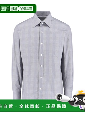 1h可退 香港直邮Tom Ford 汤姆 福特 男士 黑色衬衫 HSBC01CGP96N