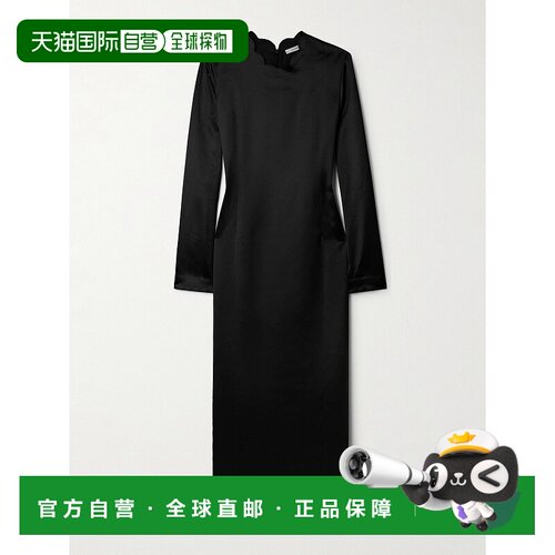 1h可退 香港直邮The Row 女士 Mitzi 真丝混纺长款连衣裙 9020W38