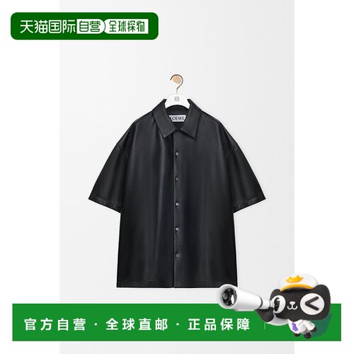1h可退 欧洲直邮LOEWE (2025) 纳帕小羊皮短袖衬衫男装休闲风