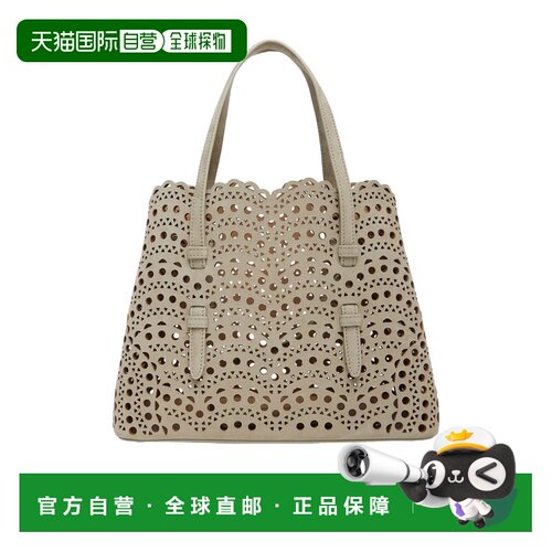 1h可退 香港直邮Alaia 双提手单肩包 AA1S06725CA322托特包手提包