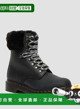 自营欧洲直邮DrMartens马丁大夫 1460 Serena男女通用黑色皮革加