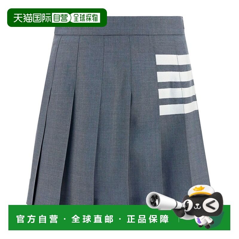 1h可退 香港直邮Thom Browne 汤姆 布朗 女士 四条纹百褶半身裙 F,女装/女士精品,半身裙,淘宝优惠券,粉丝福利购,淘宝优惠卷