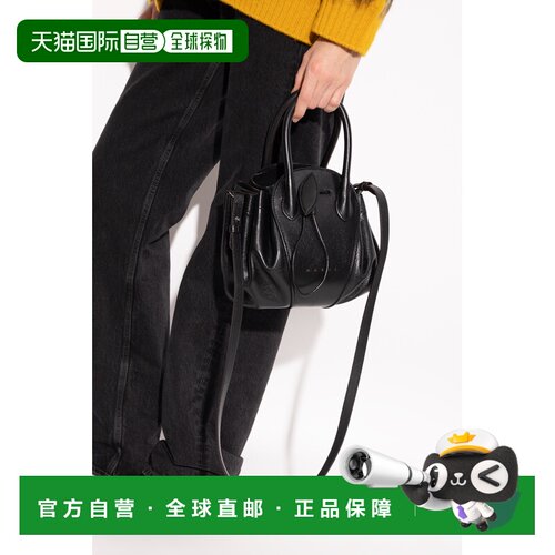香港直邮MARNI 女士手提包 SBMP0223A0P871000N99 CO 黑色 Tulipe