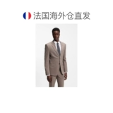 Самостоятельная европейская прямая рассылка HUGO BOSS Мужской коричневый деловой костюм Hugo из смесовой шерсти