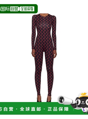 1h可退 香港直邮Marine Serre 弹性平纹针织连身裤 WJS002ACJER00