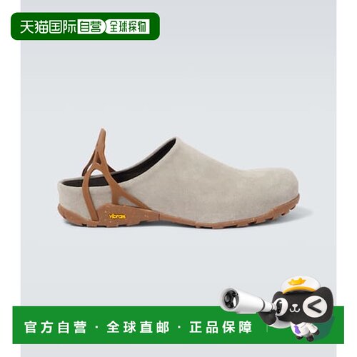 1h可退 香港直邮Roa 男士 Fedaia 绒面革木屐 grey灰色 舒适时尚