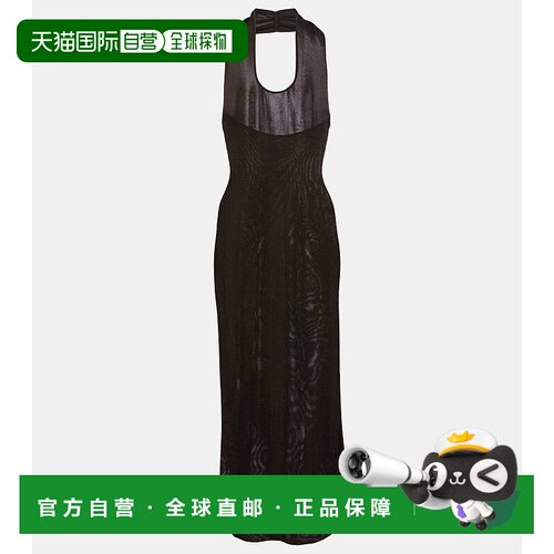 1h可退 香港直邮KHAITE 女士 Coraline 长款连衣裙 brown棕色 舒