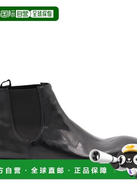 香港直邮premiata 男士 黑色皮质靴子 32103 舒适时尚男靴