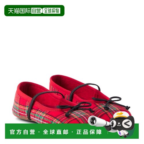 香港直邮Pepe 女童 Lana 格子芭蕾舞鞋童鞋童装