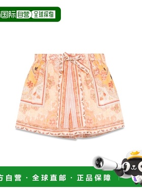 1h可退 香港直邮ZIMMERMANN 女童 wylieshort 短裤童装 7673ARS25