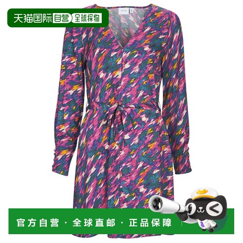 欧洲直邮Vila  VIANIA 女装短款连衣裙 14084034-SHADED-SPRUCE