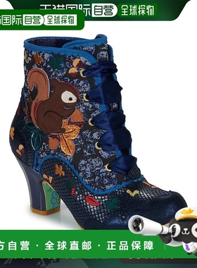 欧洲直邮Irregular Choice 女士 短筒靴 SQUIRREL AWAY