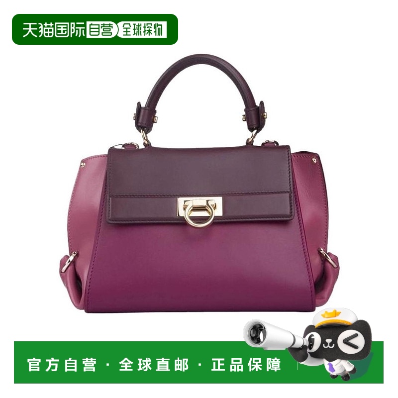 香港直邮Salvatore Ferragamo 徽标细节手提包 21D570