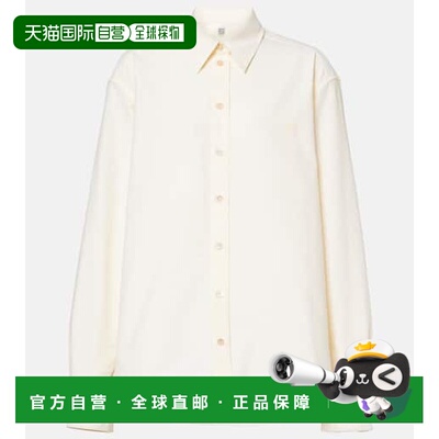 1h可退 香港直邮toteme 女士 棉质衬衫 yellow黄色 舒适时尚