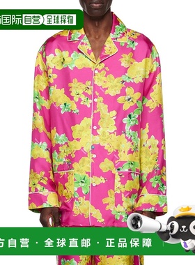 香港直邮Versace 粉色花卉睡衣 10053761A05884