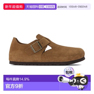 香港直邮BIRKENSTOCK勃肯牛皮绒面革软木London低帮休闲鞋1023519