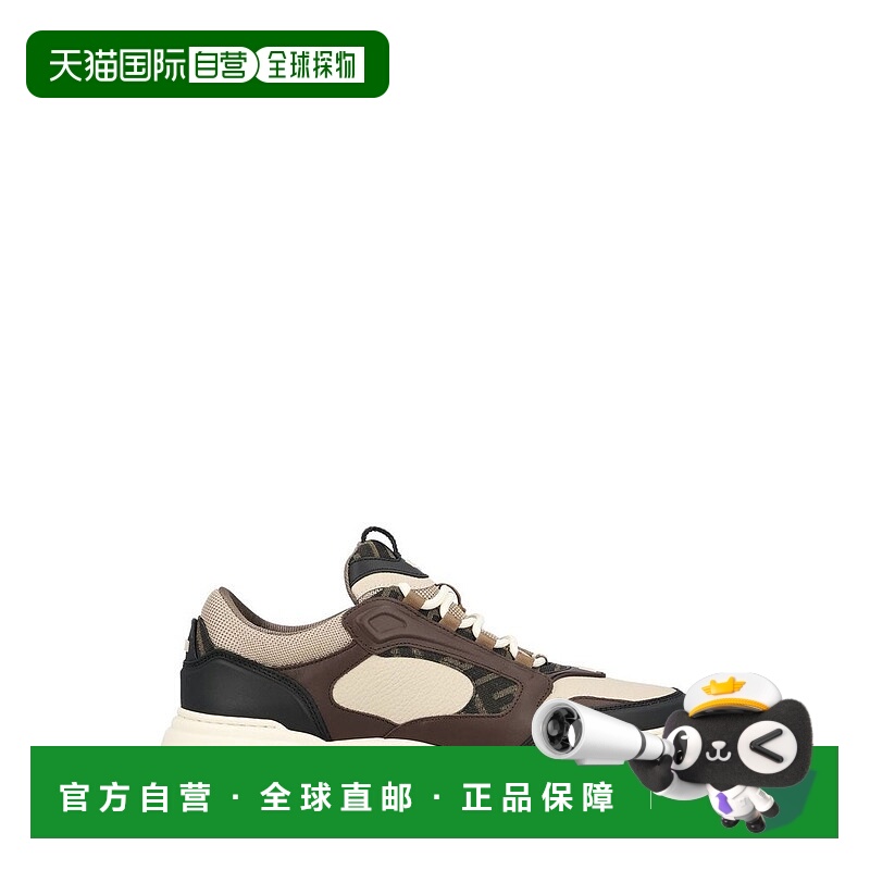 香港直邮Fendi 芬迪 男士 Force 繫帶運動鞋 7E1728AU20