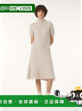 自营欧洲直邮Loro Piana 女士灰色马海毛连衣裙
