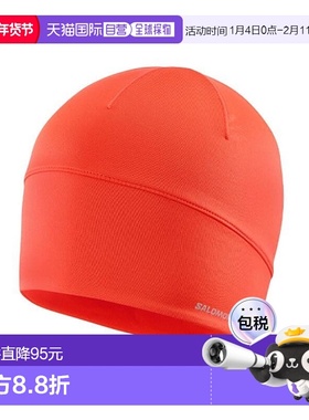 欧洲直邮Salomon萨洛蒙 ACTIVE配饰橙色帽子运动帽