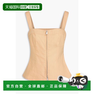 亚麻混纺紧身胸衣 Nour 3242186LNNATURAL 女士 香港直邮Simkhai