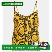 范思哲 女士 Barocco 香港直邮Versace 真丝吊带背心 001180