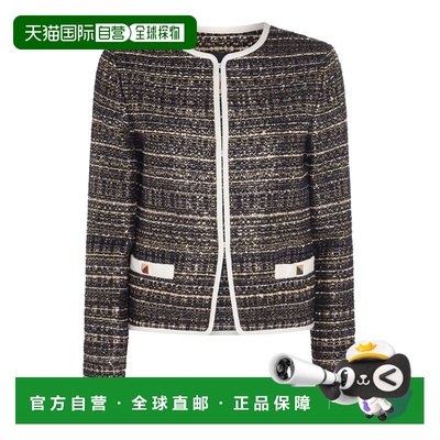 1h可退 香港直邮valentino 华伦天奴 女士 长袖休闲夹克 3B3CE2U2