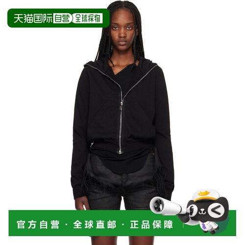 香港直邮rick owens 瑞克 欧文斯 DRKSHDW 女士 黑色 Temple Smal