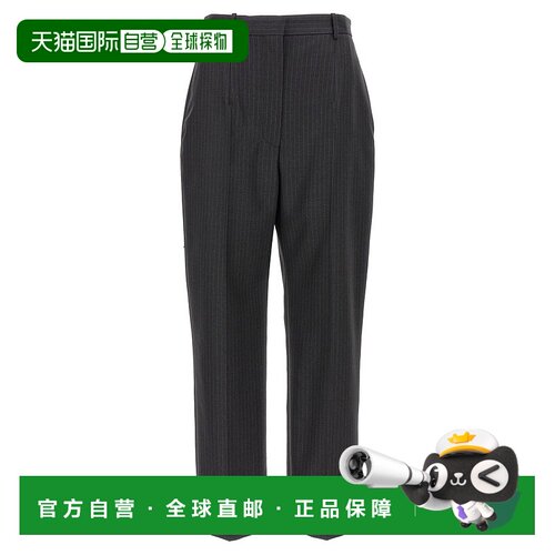 1h可退 香港直邮mcqueen 亚历山大 麦昆 女士 腰带环休闲裤 79801