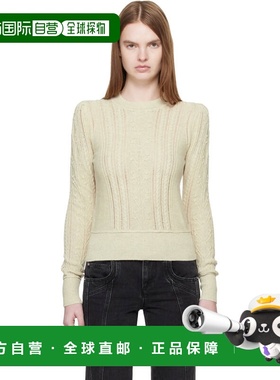 1h可退 香港直邮ISABEL MARANT 女士 灰白色 Kayln 毛衣 PU0659FA