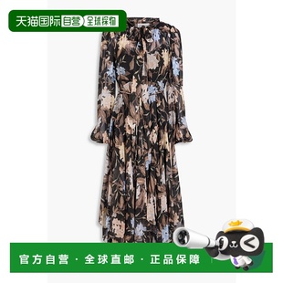 蝴蝶结印花雪纺中长连衣裙 女士 0831 香港直邮ZIMMERMANN 1h可退