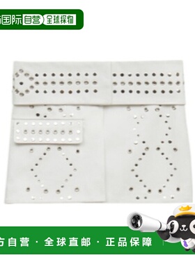 香港直邮Marni 铆钉皮质迷你裙 GOMX0846J0ULV891