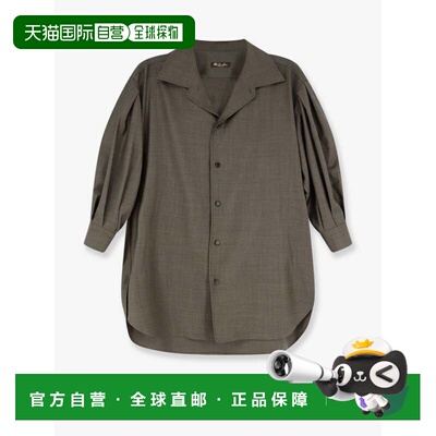 香港直邮Loro Piana 诺悠翩雅 女士 Elyse 初剪羊毛衬衫 FRW0382