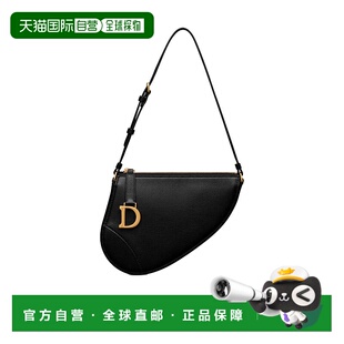 香港直邮Dior D 形吊饰拉链单肩包 S5909CCEH迪奥斜挎包马鞍包