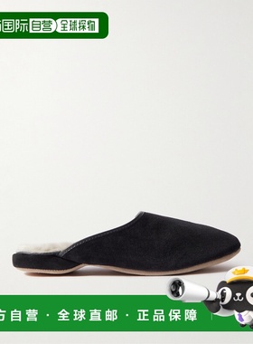 香港直邮Tom Ford 汤姆 福特 男士 Douglas 皮革边皮毛内里绒面革