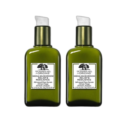 欧洲直邮Origins悦木之源 灵芝焕能强韧菌菇乳保湿精华50mlx2舒缓