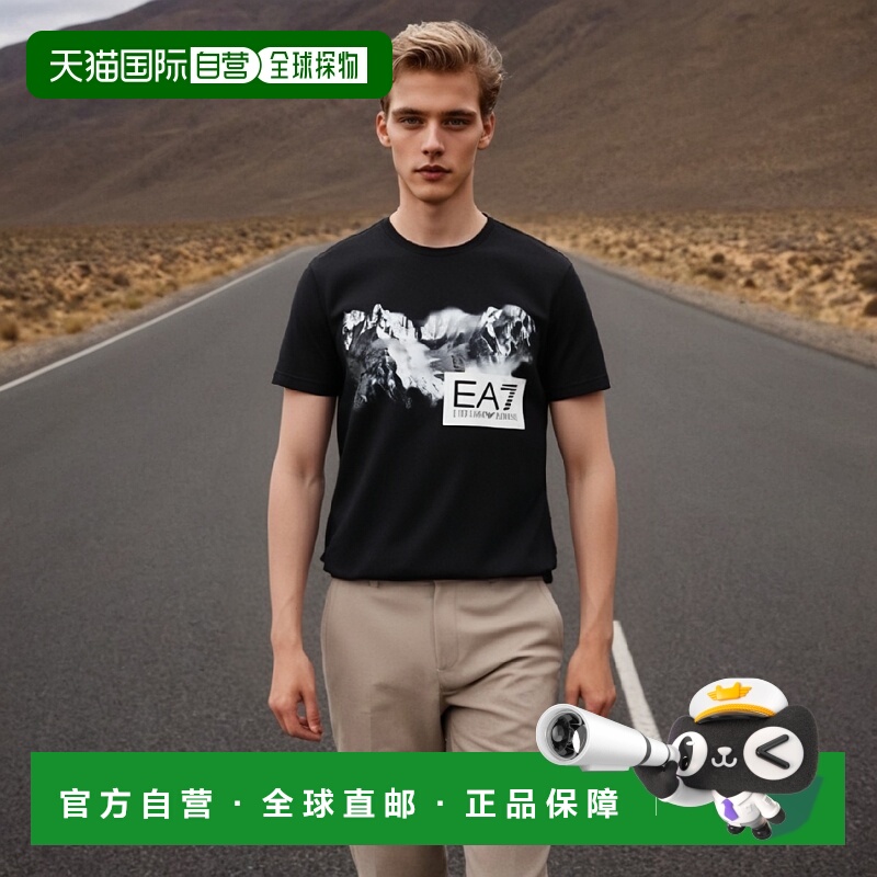 香港直邮EA7 Emporio Armani logo印花T恤 6XPTB0PJ30Z