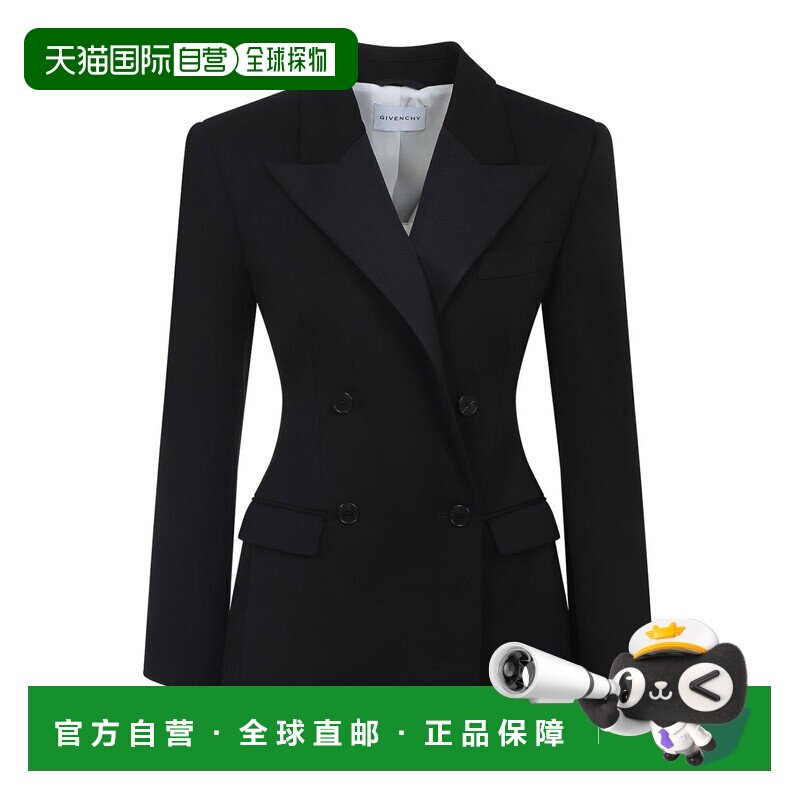 1h可退 香港直邮GIVENCHY 女士西服 BW30KW15CT001 AW2025 黑色 G